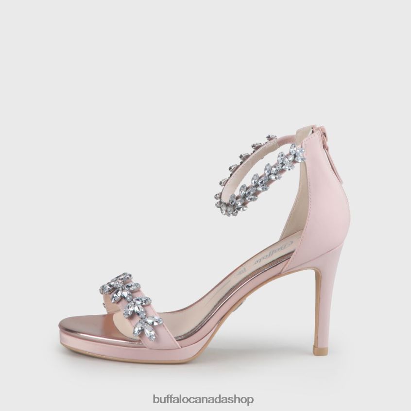 Pia Ankle-Strap Sandal Pink Buffalo ZL64TZ779 |Sandals