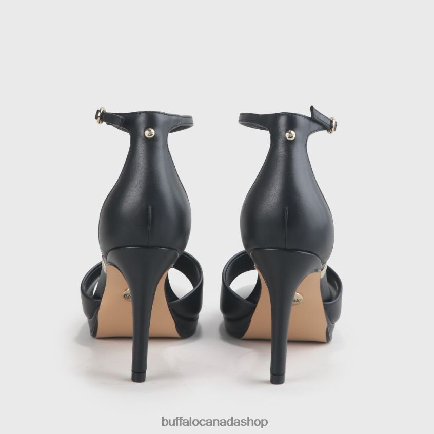 RONJA SANDAL HEEL IMI NAPPA Black Buffalo ZL64TZ170 |Sandals