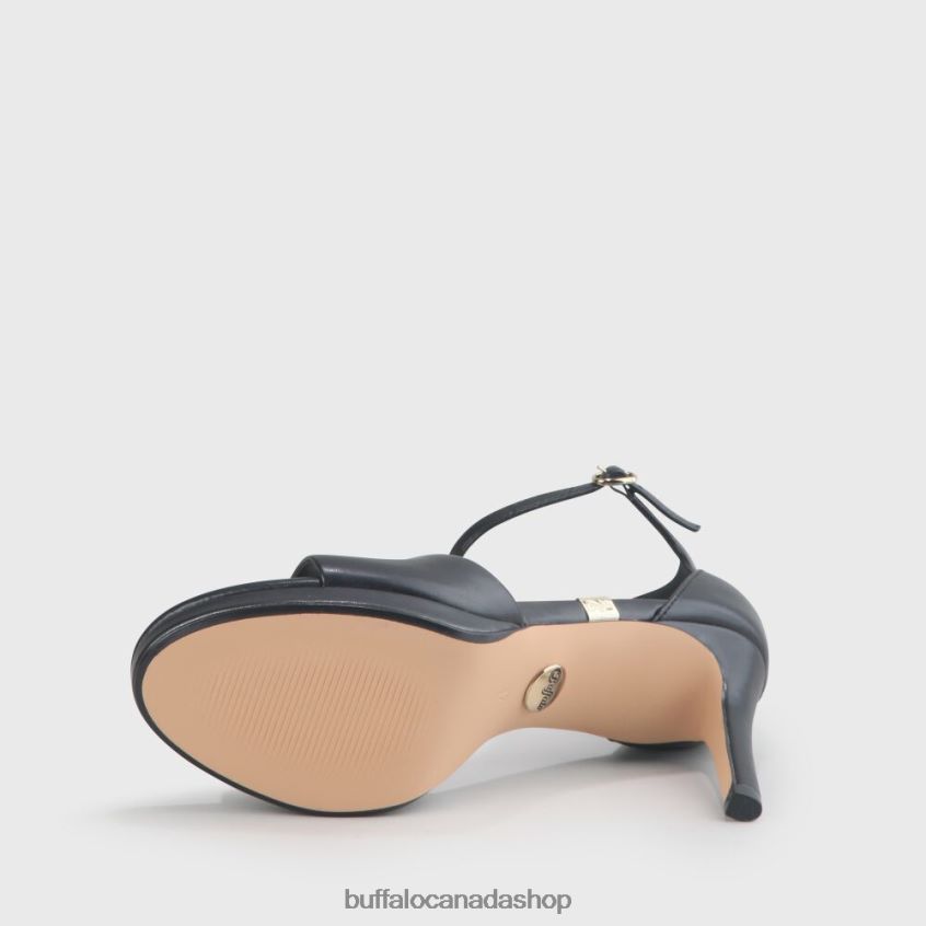 RONJA SANDAL HEEL IMI NAPPA Black Buffalo ZL64TZ170 |Sandals