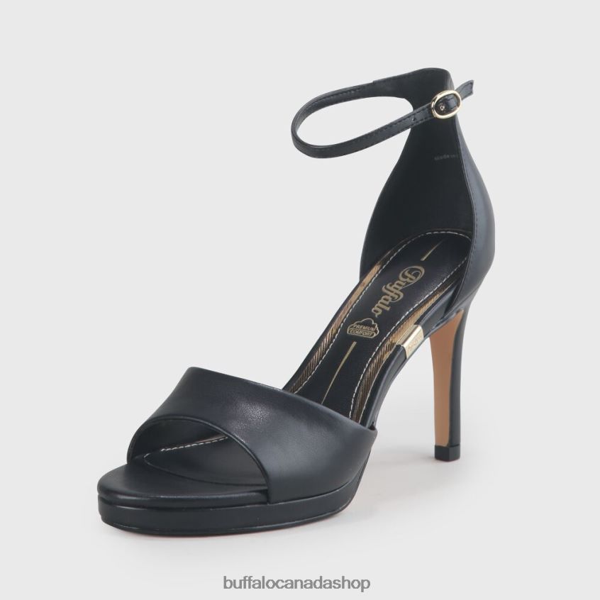 RONJA SANDAL HEEL IMI NAPPA Black Buffalo ZL64TZ170 |Sandals