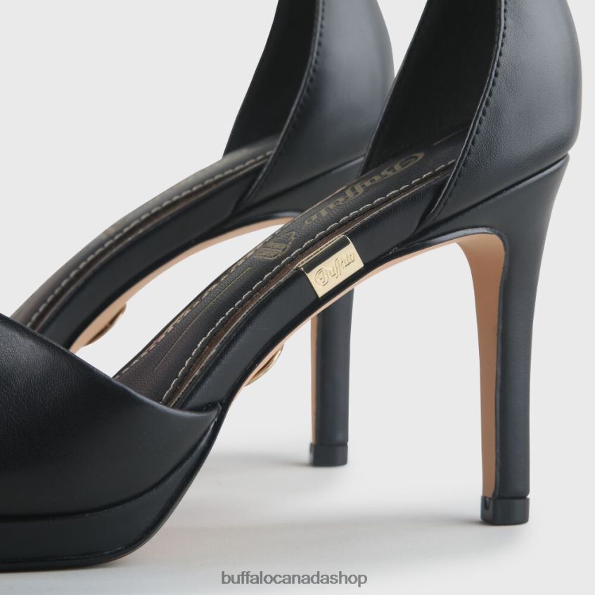 RONJA SANDAL HEEL IMI NAPPA Black Buffalo ZL64TZ170 |Sandals