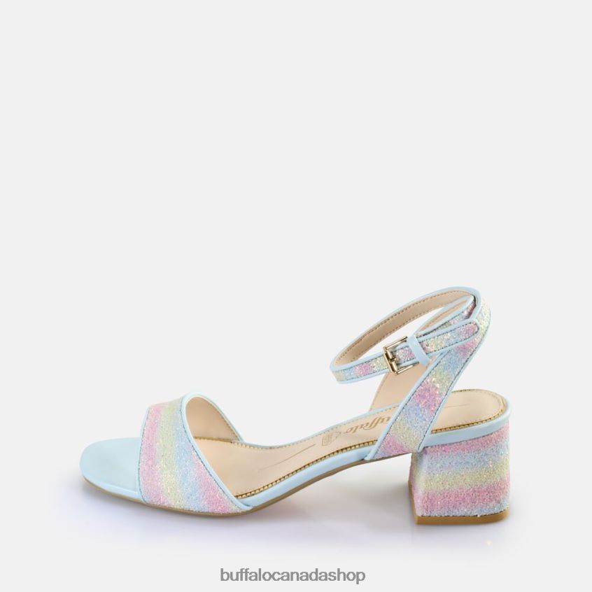 Rainelle Heeled Sandals vegan Pastel Mix Buffalo ZL64TZ539 |Sandals