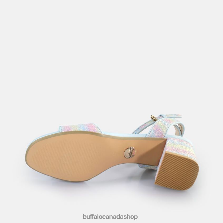 Rainelle Heeled Sandals vegan Pastel Mix Buffalo ZL64TZ539 |Sandals