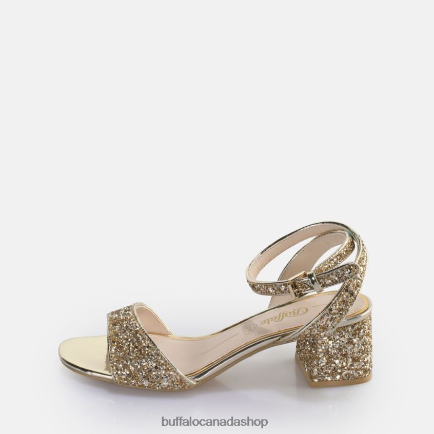 Rainelle heeled sandal vegan Gold Buffalo ZL64TZ542 |Sandals