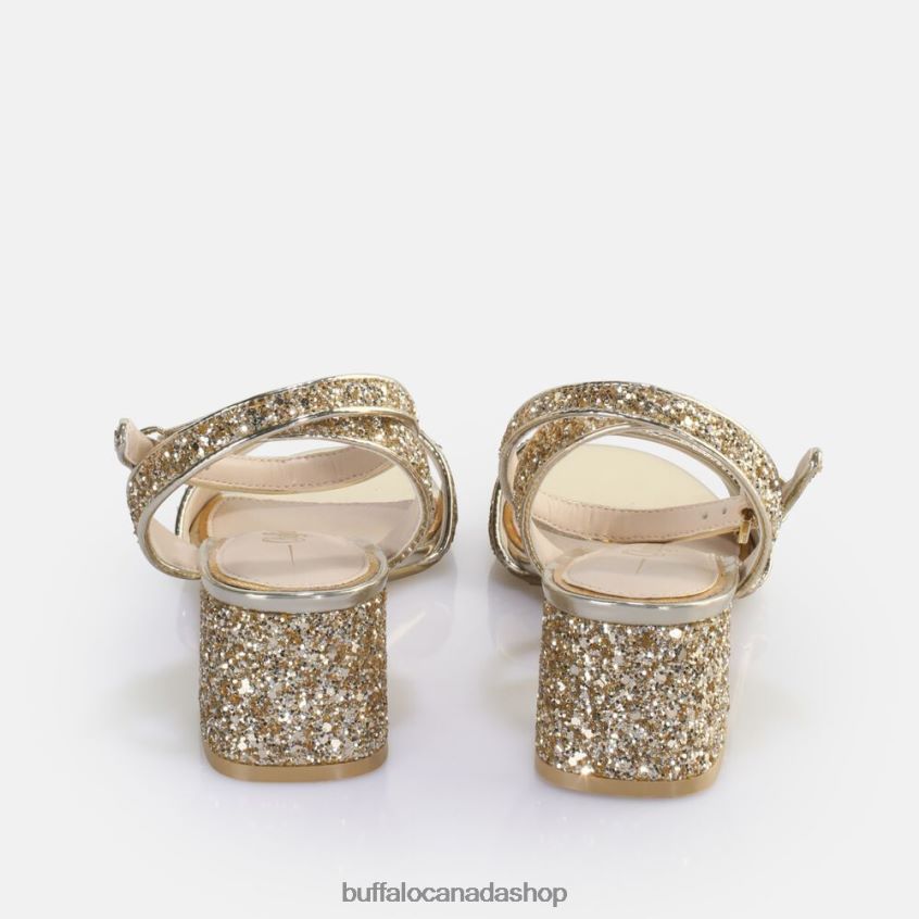 Rainelle heeled sandal vegan Gold Buffalo ZL64TZ542 |Sandals