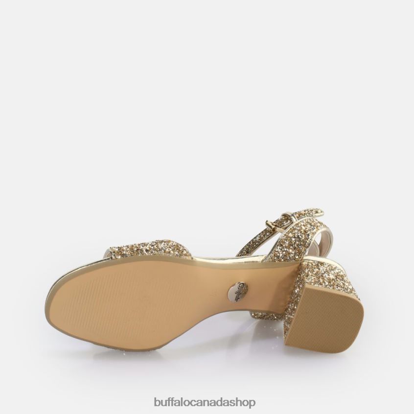 Rainelle heeled sandal vegan Gold Buffalo ZL64TZ542 |Sandals