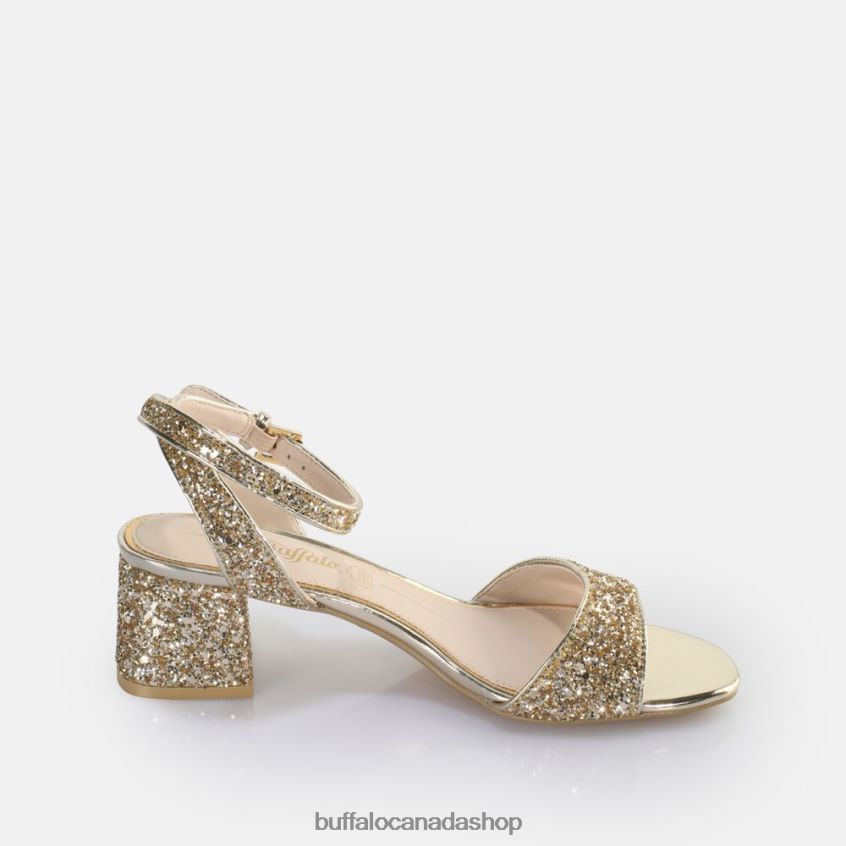 Rainelle heeled sandal vegan Gold Buffalo ZL64TZ542 |Sandals