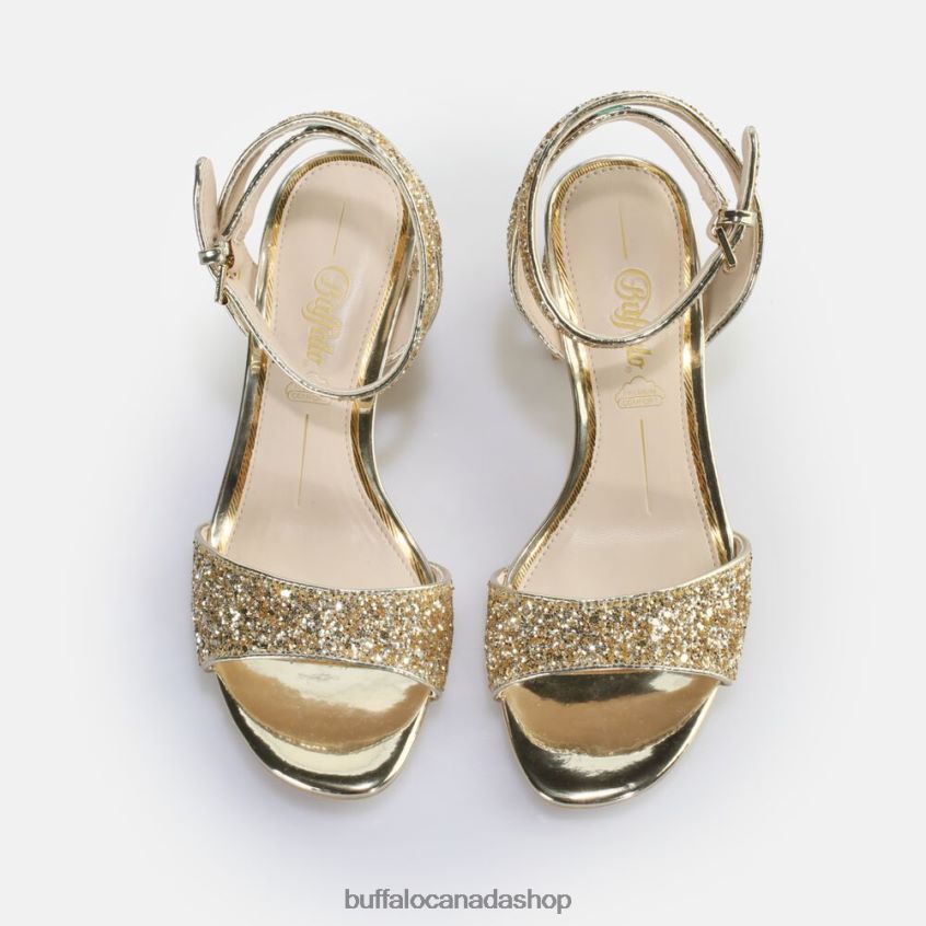 Rainelle heeled sandal vegan Gold Buffalo ZL64TZ542 |Sandals