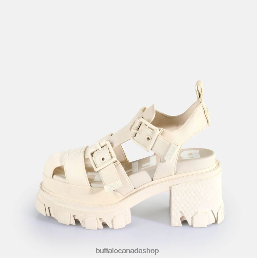 Riot TRAWL Heeled Sandals vegan Cream Buffalo ZL64TZ83 |Sandals
