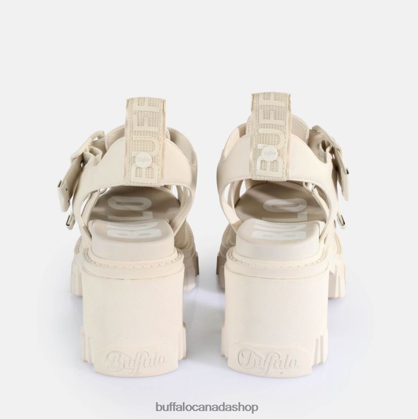 Riot TRAWL Heeled Sandals vegan Cream Buffalo ZL64TZ83 |Sandals