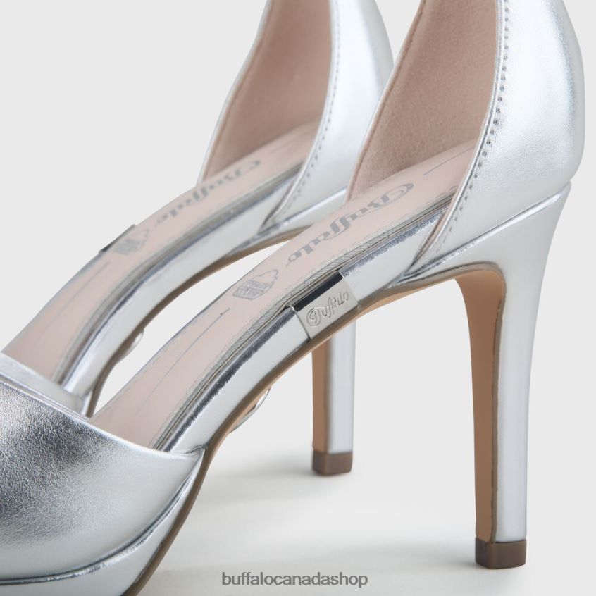 Ronja Heeled sandal Silver Buffalo ZL64TZ171 |Sandals