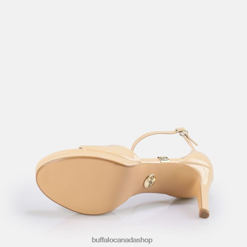 Ronja heeled sandal vegan Beige Buffalo ZL64TZ172 |Sandals