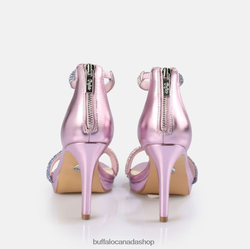 Selma heeled sandal vegan Purple Buffalo ZL64TZ736 |Sandals