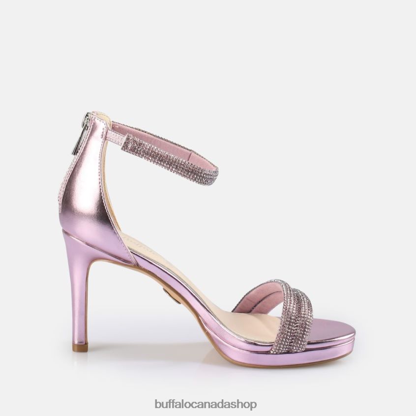 Selma heeled sandal vegan Purple Buffalo ZL64TZ736 |Sandals