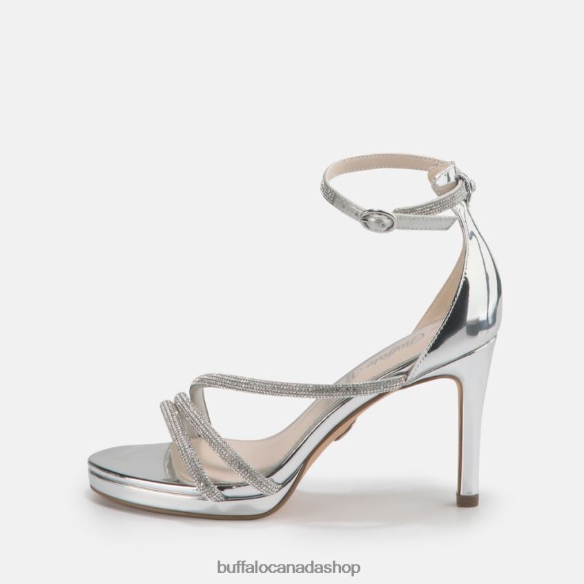 Serena Shine heeled Sandal White Buffalo ZL64TZ626 |Sandals