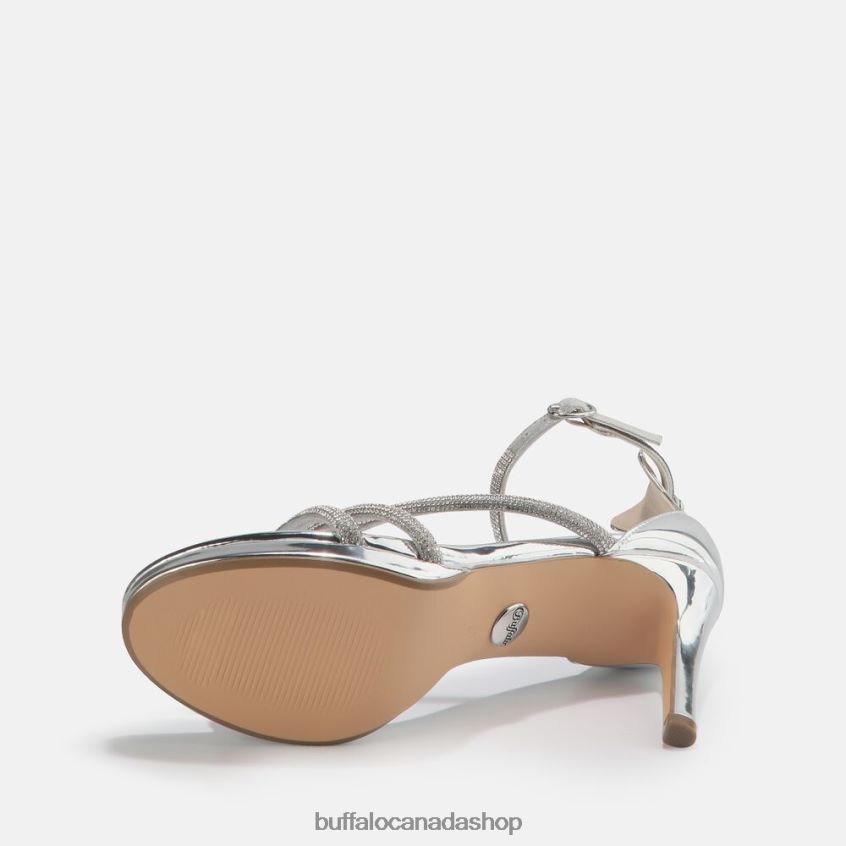 Serena Shine heeled Sandal White Buffalo ZL64TZ626 |Sandals