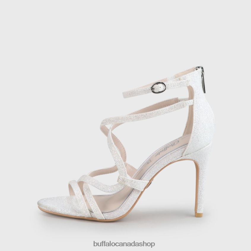 Yvonne Ankle-Strap Sandal White Buffalo ZL64TZ843 |Sandals