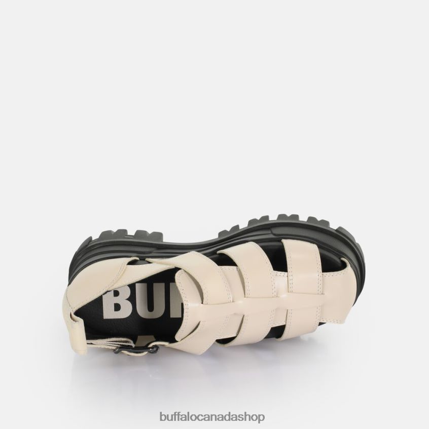 Aspha FSH Platform Sandals vegan Cream Buffalo ZL64TZ546 |Sandals