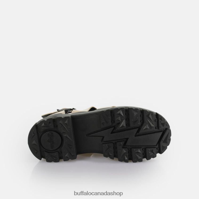 Aspha FSH Platform Sandals vegan Cream Buffalo ZL64TZ546 |Sandals