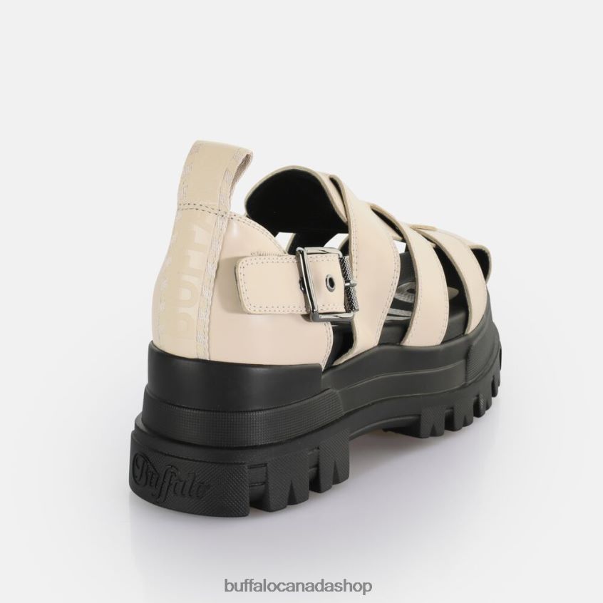 Aspha FSH Platform Sandals vegan Cream Buffalo ZL64TZ546 |Sandals