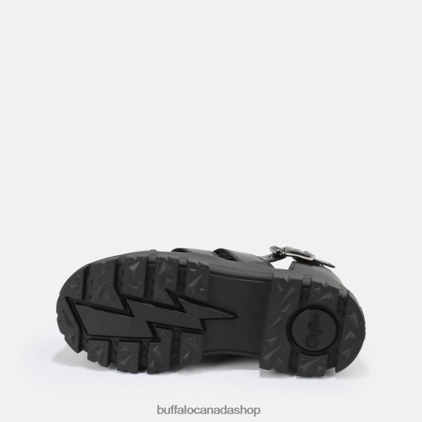 Aspha FSH sandal vegan Black Buffalo ZL64TZ547 |Sandals