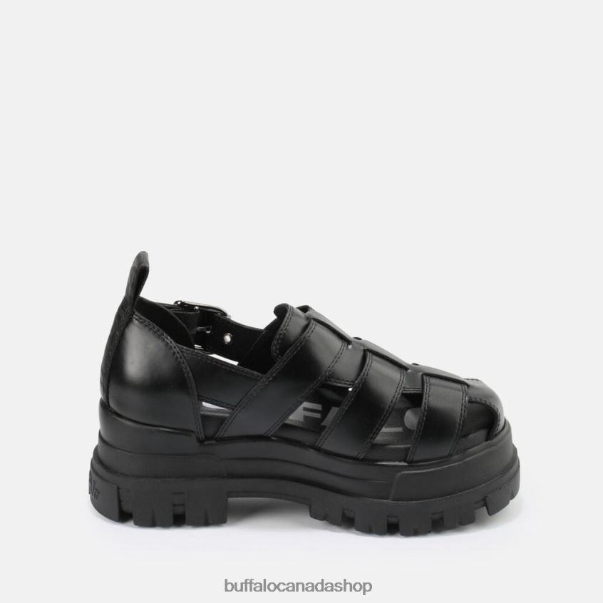 Aspha FSH sandal vegan Black Buffalo ZL64TZ547 |Sandals