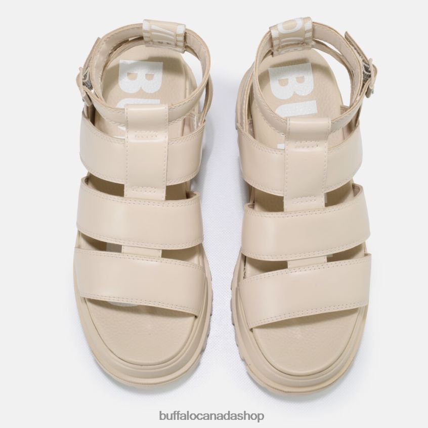 Aspha GLD Platform Sandal vegan Cream Buffalo ZL64TZ561 |Sandals