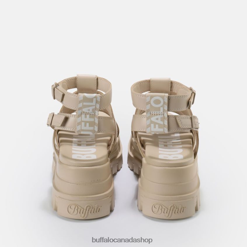 Aspha GLD Platform Sandal vegan Cream Buffalo ZL64TZ561 |Sandals