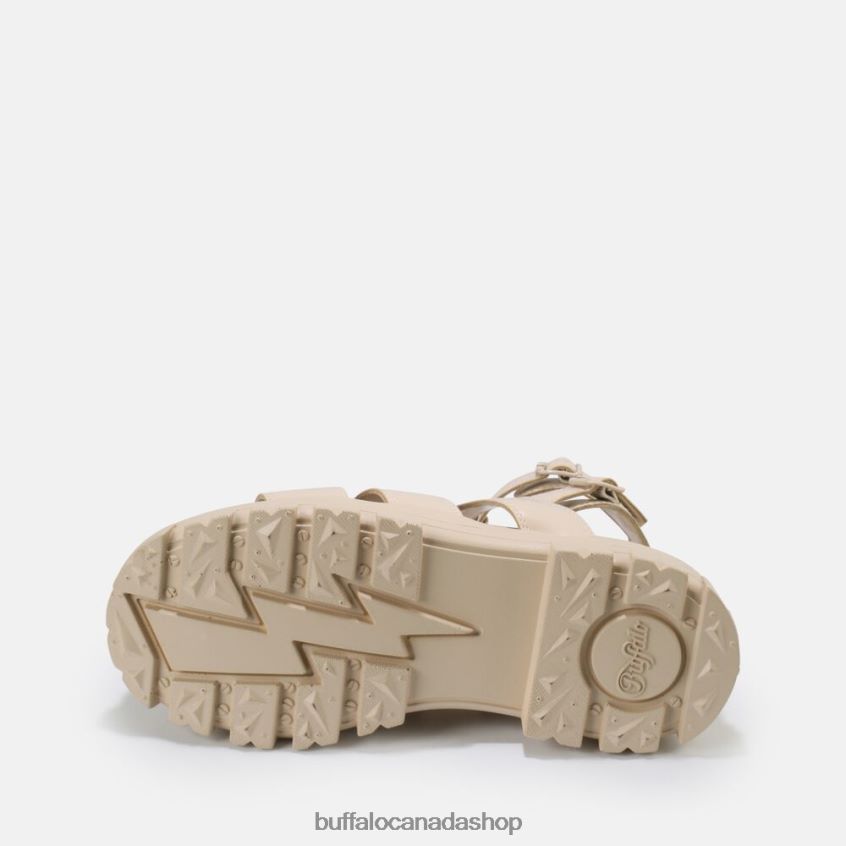 Aspha GLD Platform Sandal vegan Cream Buffalo ZL64TZ561 |Sandals