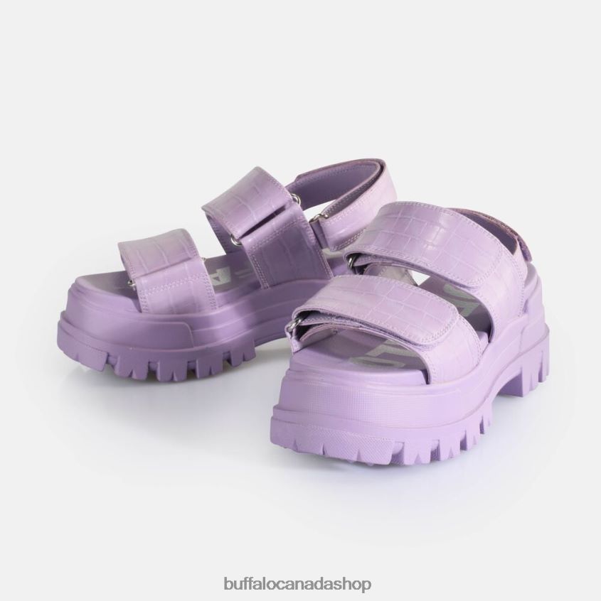 Aspha SND Platform Sandals vegan Lavender Buffalo ZL64TZ15 |Sandals