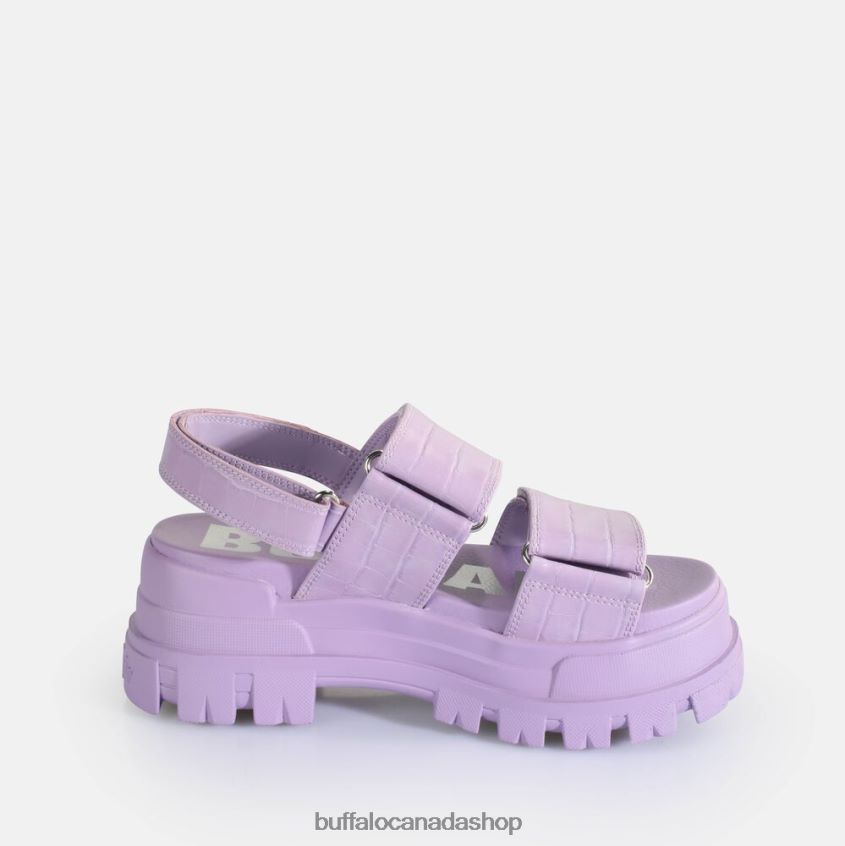 Aspha SND Platform Sandals vegan Lavender Buffalo ZL64TZ15 |Sandals