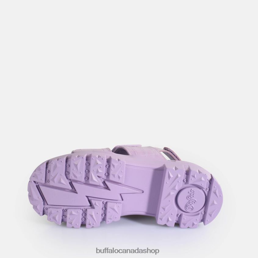 Aspha SND Platform Sandals vegan Lavender Buffalo ZL64TZ15 |Sandals