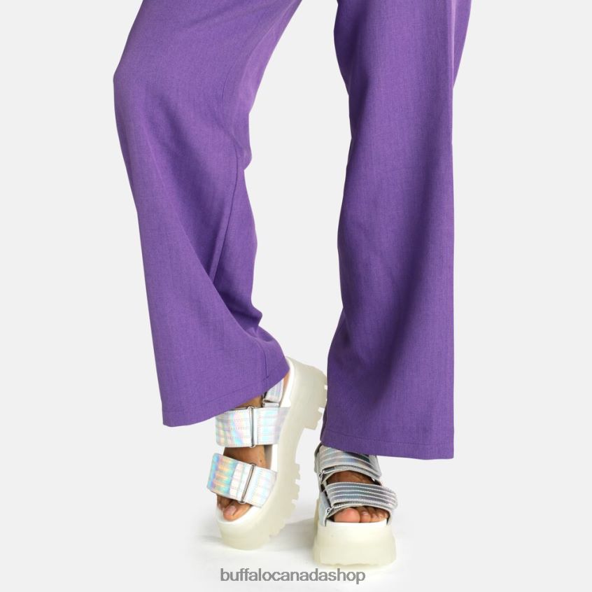 Aspha SND platform sandal vegan Silver Buffalo ZL64TZ919 |Sandals