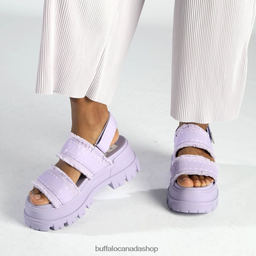 Aspha STR Platform Sandals vegan Lavender Buffalo ZL64TZ259 |Sandals