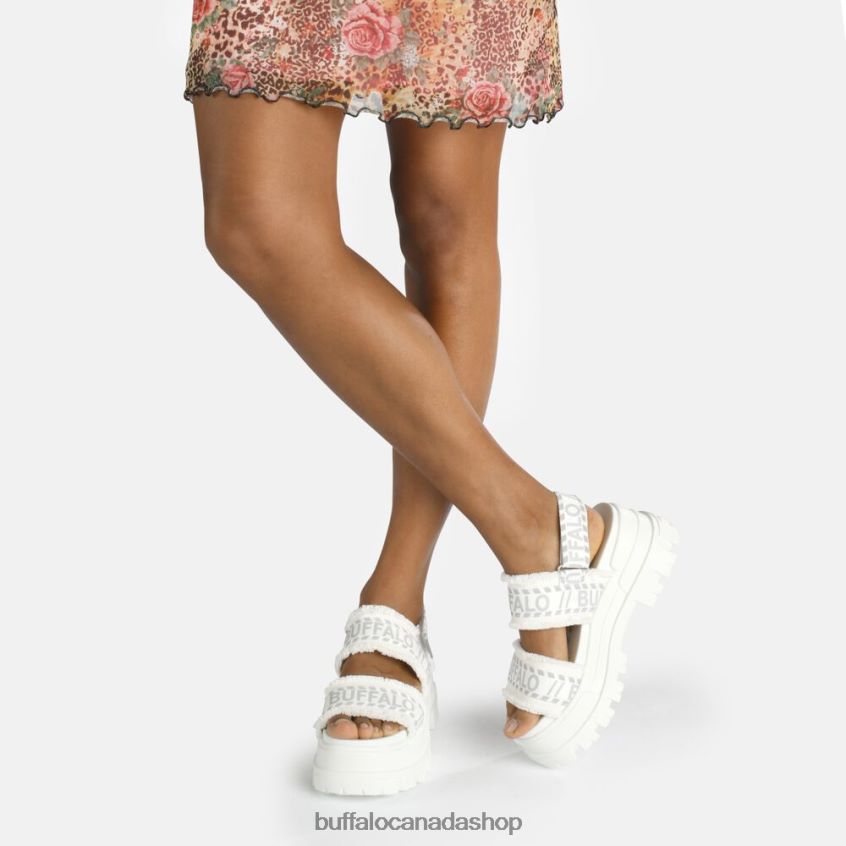 Aspha STR platform sandal vegan White Buffalo ZL64TZ258 |Sandals