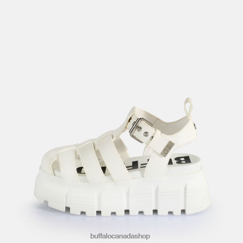 Ava Fisher Platform Sandals vegan White Buffalo ZL64TZ573 |Sandals