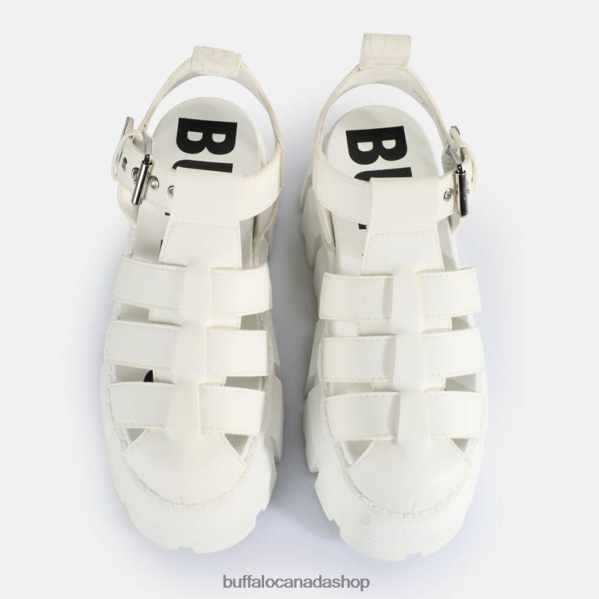 Ava Fisher Platform Sandals vegan White Buffalo ZL64TZ573 |Sandals