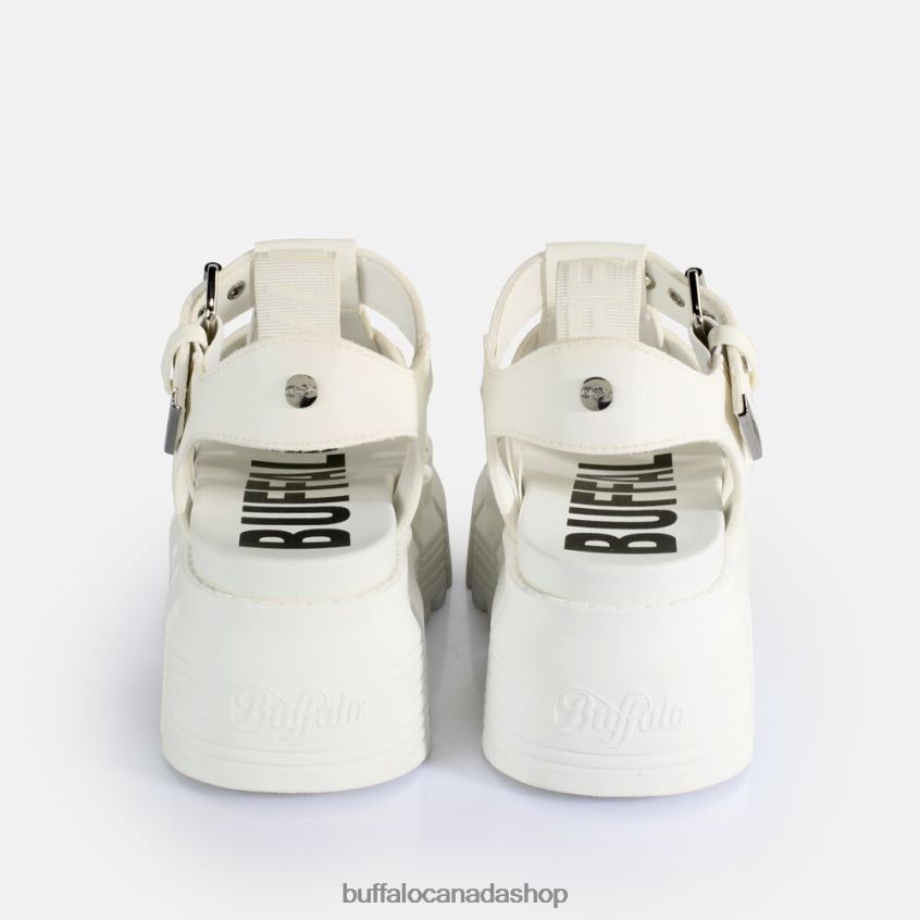 Ava Fisher Platform Sandals vegan White Buffalo ZL64TZ573 |Sandals