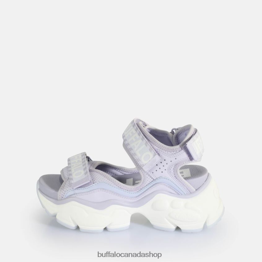 Binary 0 Platform Sandals vegan Lavender Buffalo ZL64TZ147 |Sandals