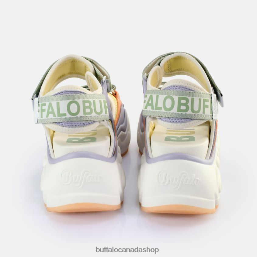 Binary 0 Platform Sandals vegan Lavender Multi Buffalo ZL64TZ150 |Sandals