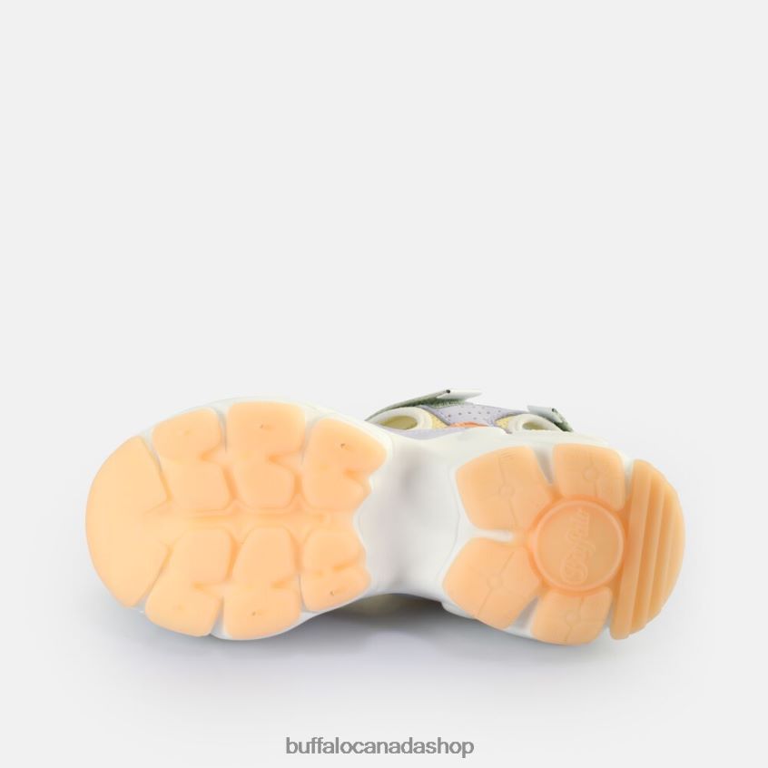 Binary 0 Platform Sandals vegan Lavender Multi Buffalo ZL64TZ150 |Sandals