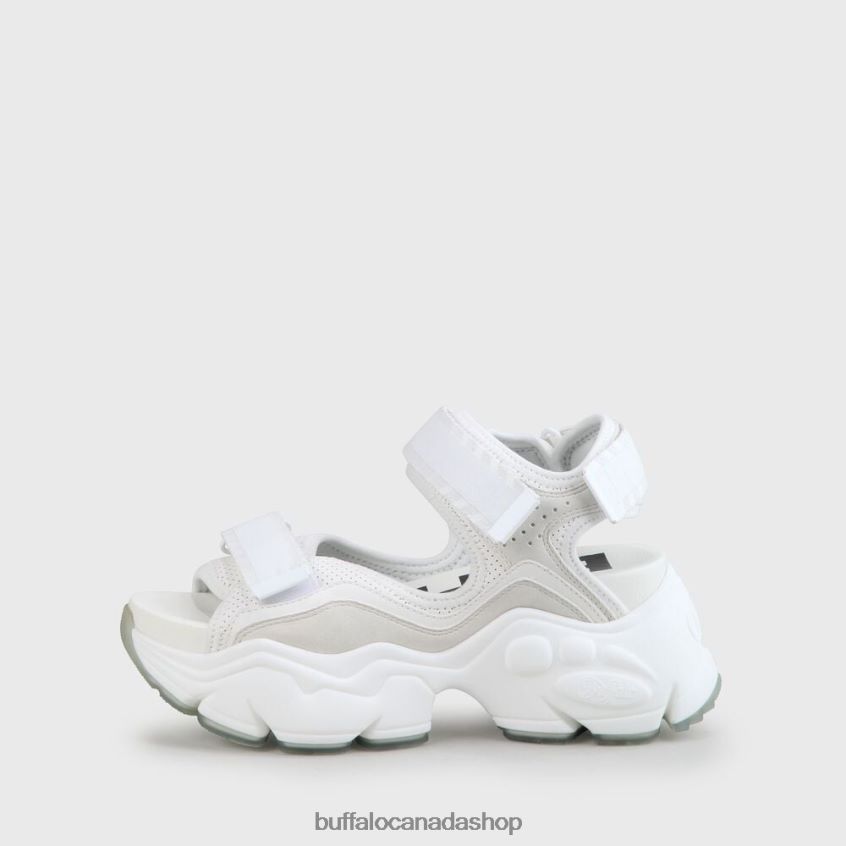 Binary O Sandal vegan White Buffalo ZL64TZ148 |Sandals