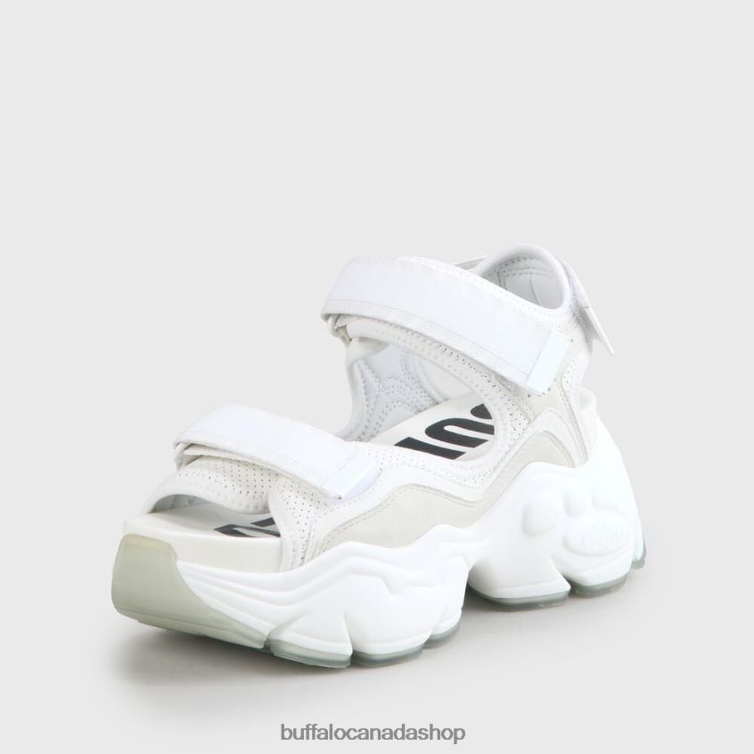 Binary O Sandal vegan White Buffalo ZL64TZ148 |Sandals