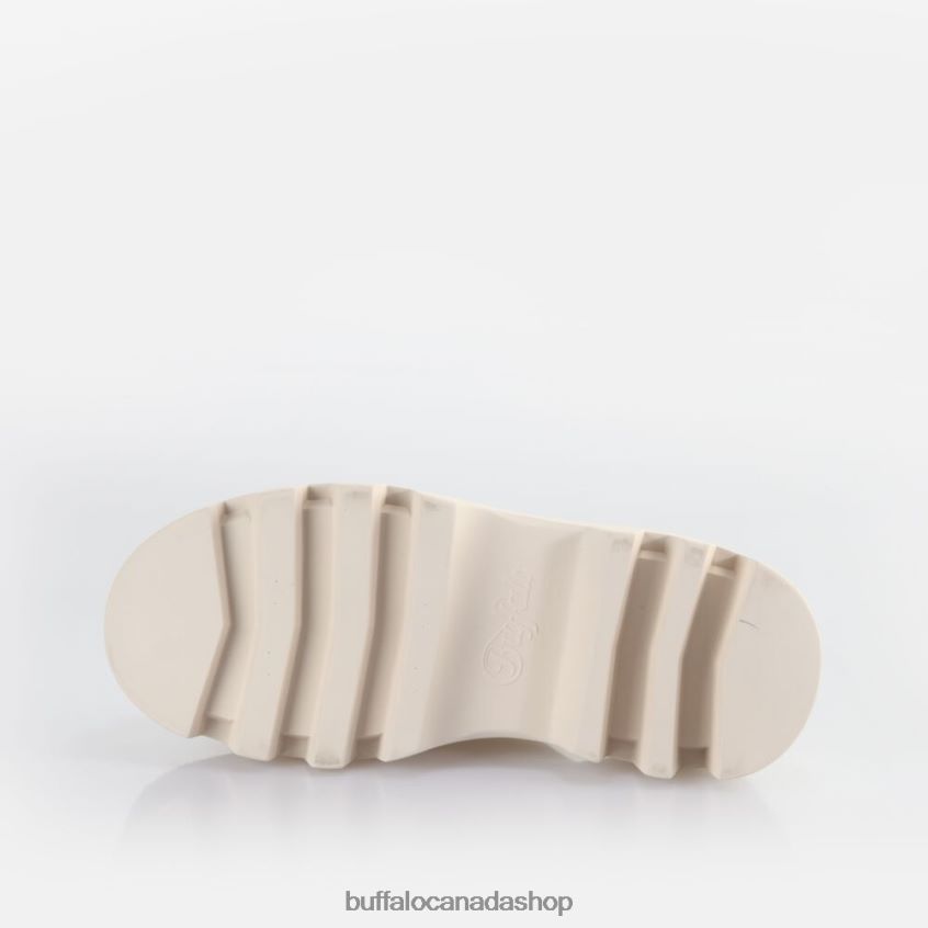 Flora Cross Platform Sandals vegan Cream Buffalo ZL64TZ165 |Sandals