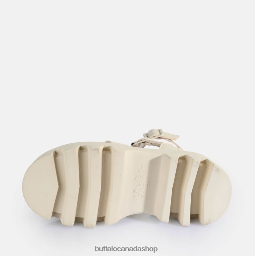 Flora Fisher Platform Sandals vegan Cream Buffalo ZL64TZ641 |Sandals