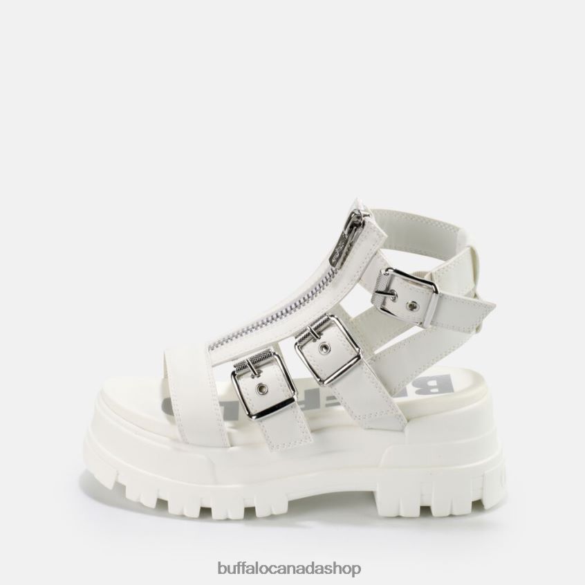 GLD ZIP platform sandals vegan White Buffalo ZL64TZ405 |Sandals