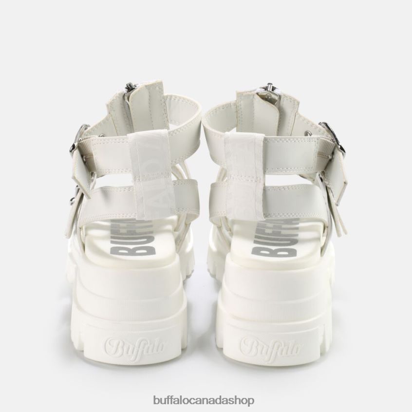 GLD ZIP platform sandals vegan White Buffalo ZL64TZ405 |Sandals