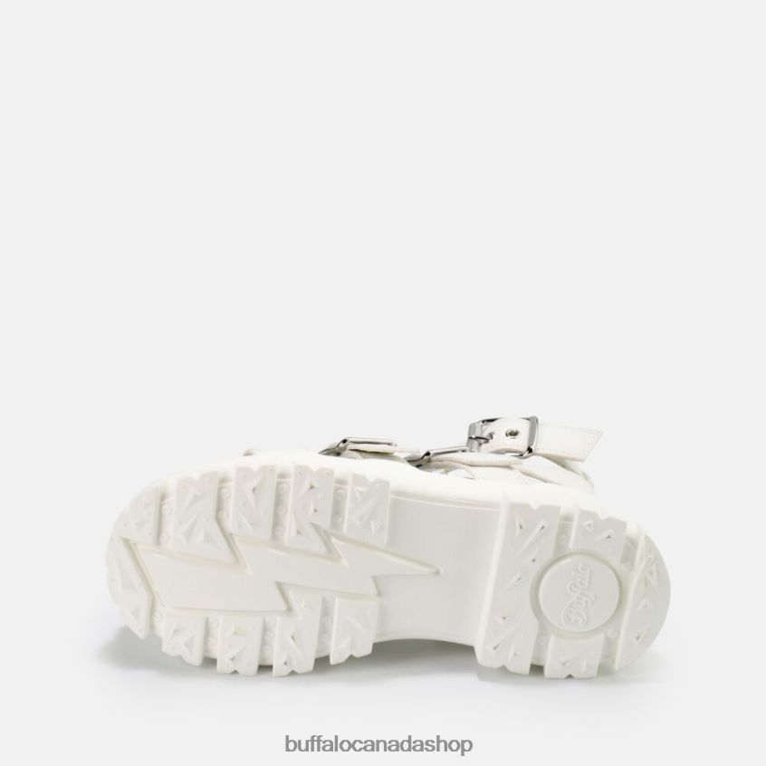 GLD ZIP platform sandals vegan White Buffalo ZL64TZ405 |Sandals