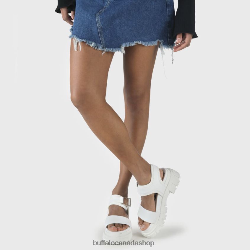 Jojo Platform sandal vegan White Buffalo ZL64TZ752 |Sandals