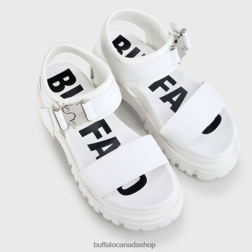 Jojo Platform sandal vegan White Buffalo ZL64TZ752 |Sandals